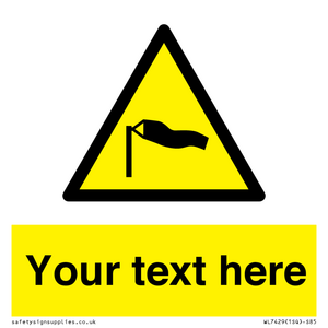 Custom Warning strong winds